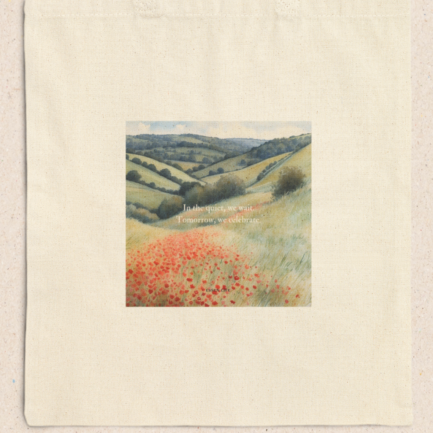 | In the quiet, we wait. Tomorrow, we celebrate. | Tote Bag