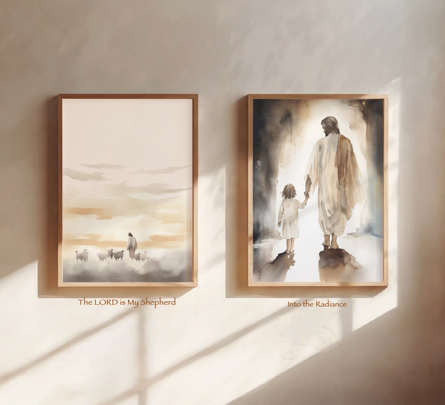 The LORD Is my Shepherd Child of God Christian Wall Art Christian Wall Decor Christian Home Decor Christian gifts for women and men Jesus Decor God Decor Christmas Decor Christmas gifts for women Bible Art Decor