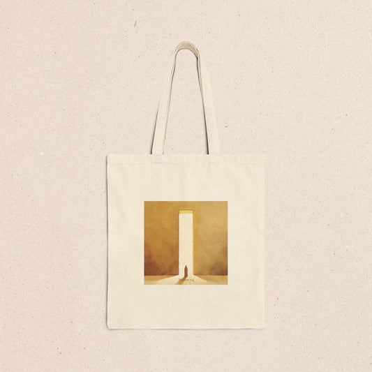 The Narrow Gate with Scripture Tote Bag | Matthew 7:13-14 |