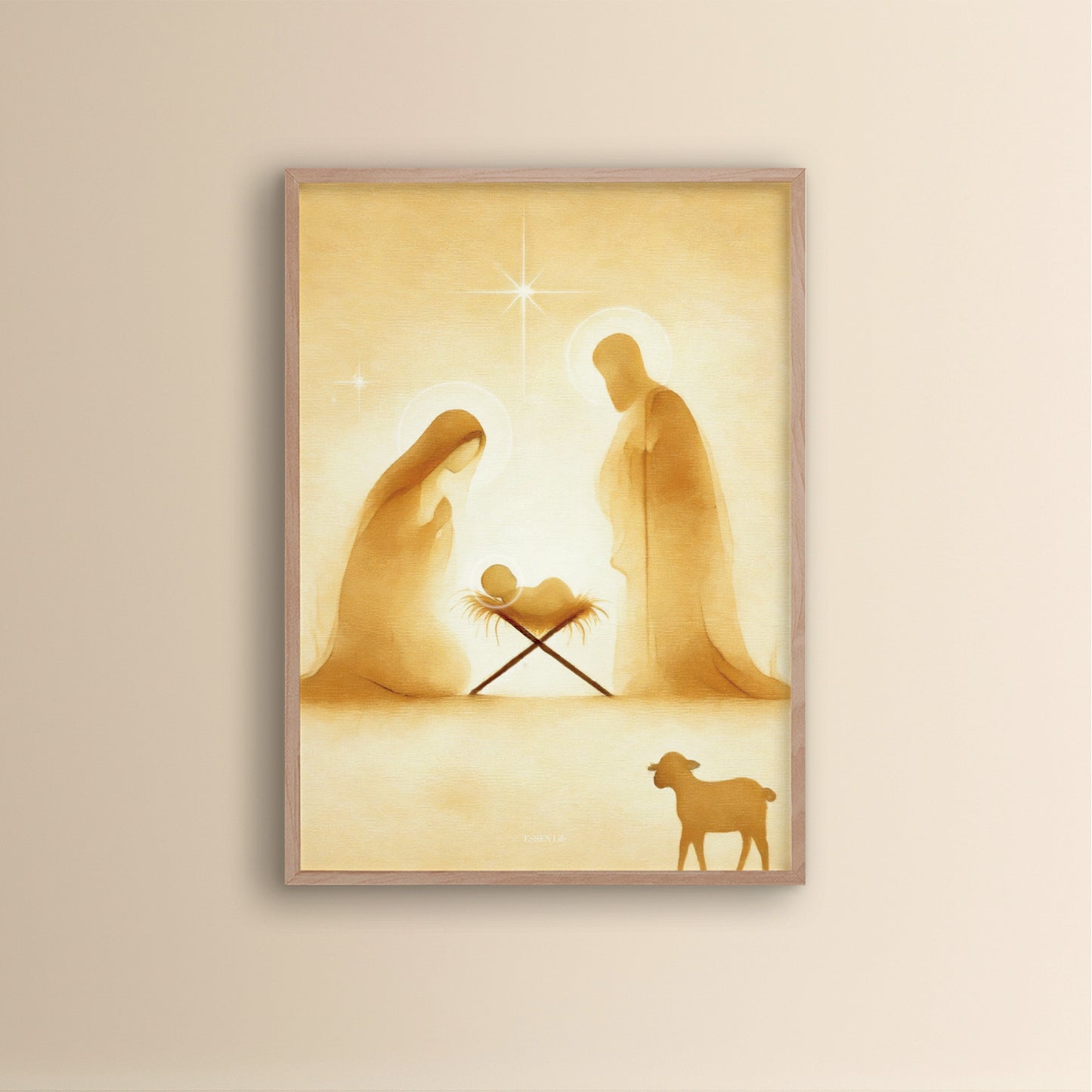 Nativity scene wall art home decor Christian Christmas Decoration Religious Christmas Decor Christian Wall Art Jesus Wall Art