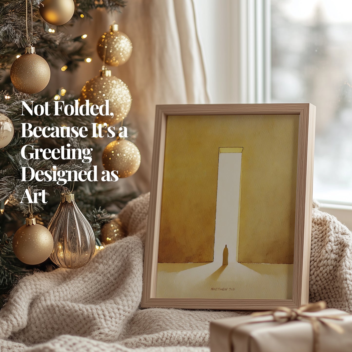 Inspiring Scripture Set of 6 - with 6 Kraft Envelopes - 5"x7"